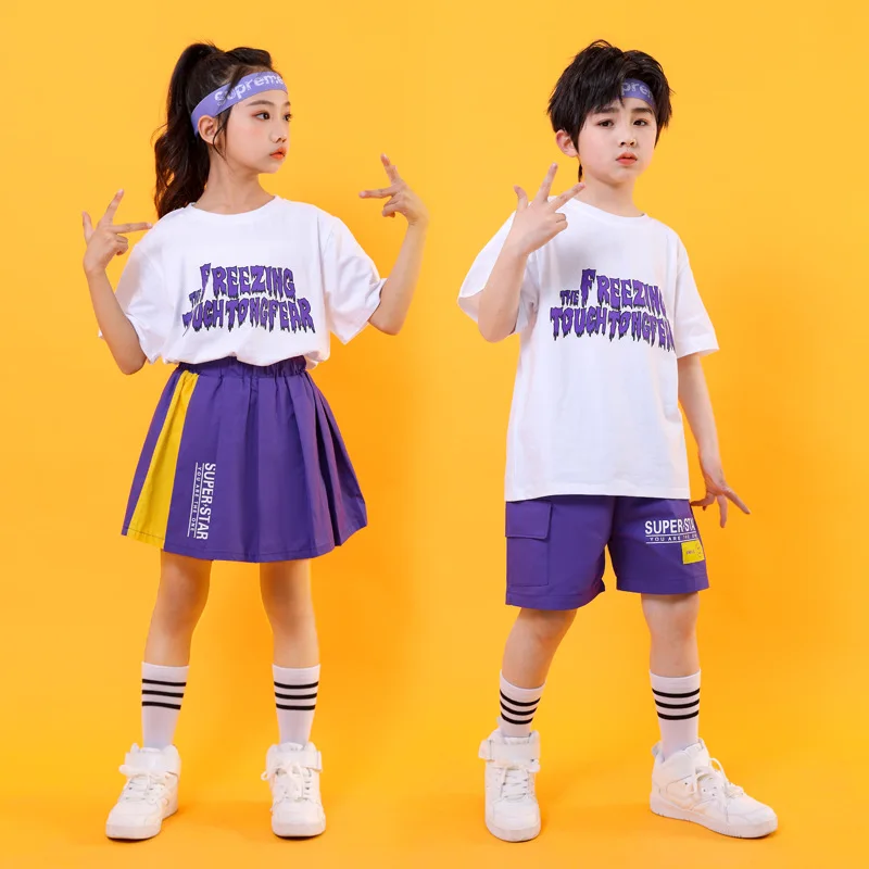 

Modern Dance Performance Clothes Children's Cheerleading Costumes Performance Clothes Sports Suits Class Uniforms