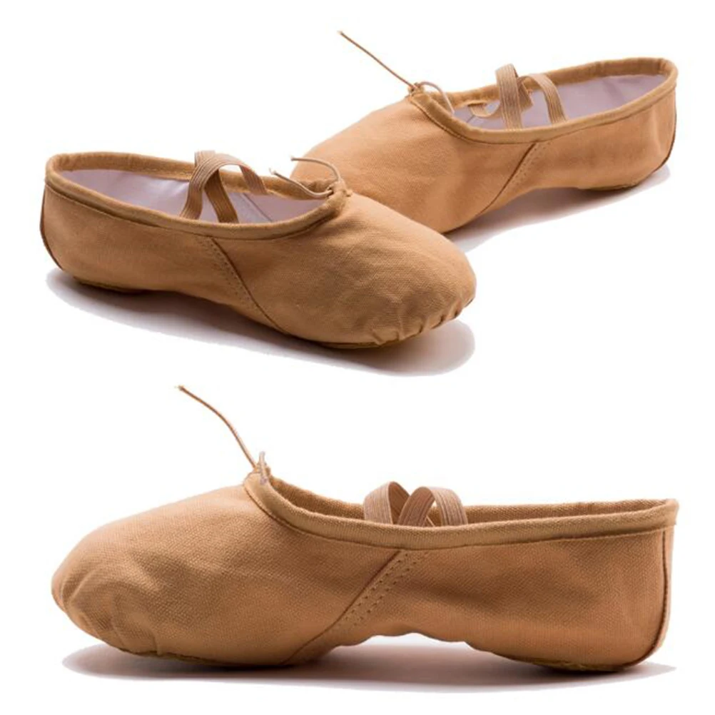

1 Pair Fashion Sole Ballet Shoes Ballet Dance Practice Shoes Yoga Ballet Shoes for Girls Women (Light Brown Size 20CM, 1US,13.5U
