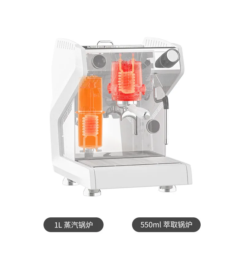 3149 Commercial Coffee Machines, Small Semi-automatic Italian, Concentrate Boiler Extractor