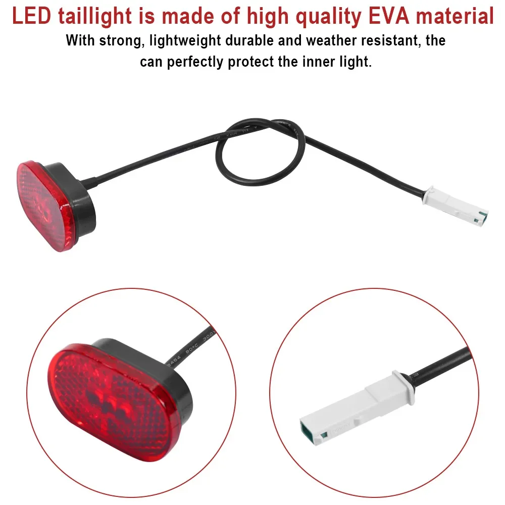 Противоударный комплект заднего крыла для электрического скутера Xiaomi Pro 2 M365 Mi3, алюминиевый кронштейн заднего крыла с задним фонарем