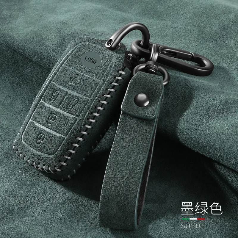 For Lexus LM300H Lm Alcantara high-grade key case keychain male and female car accessories