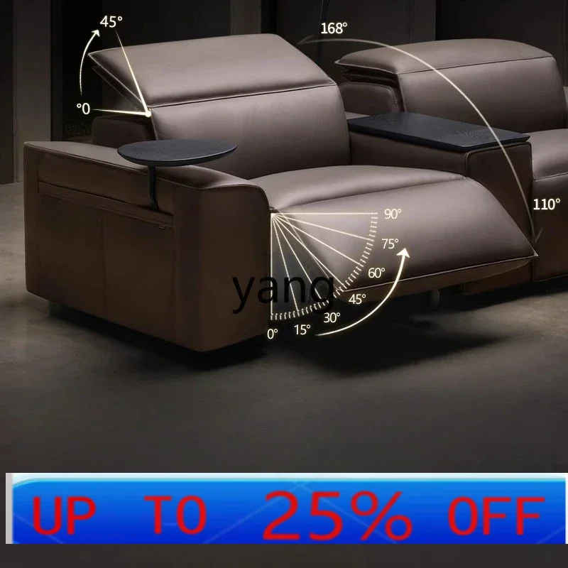 LHItalian leather living room audio and video room function villa video hall double home theater seat