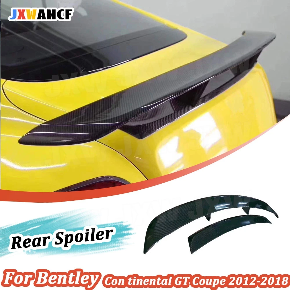 

JXWANCF задний спойлер из углеродного волокна, крыло багажника, подходит для Bentley Con Tinental GT Coupe, 2-дверный только 2012-2018, комплекты кузова, аксессуары