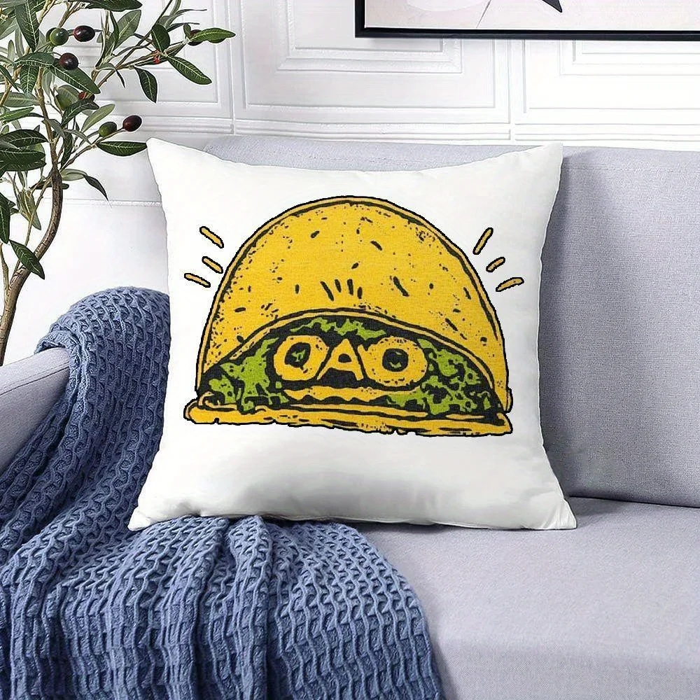 Funny Taco Pillow - Perfect for Home Decor, Adds Playful Charm and Comfort to Any Room, Ideal Gift for Food Lovers