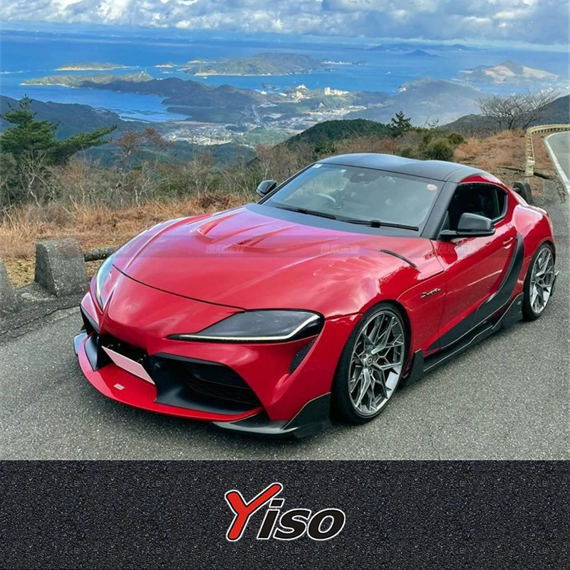 Suitable for SUPRA A90 Modified Carbon fiber TOMS Front Lip Aerodynamic kit Front Spoiler view 5