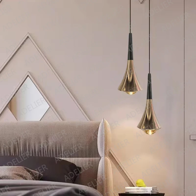 Water Droplight Fixture Restaurant Bar bedside Lamp Staircase Decor crystal Luminaire