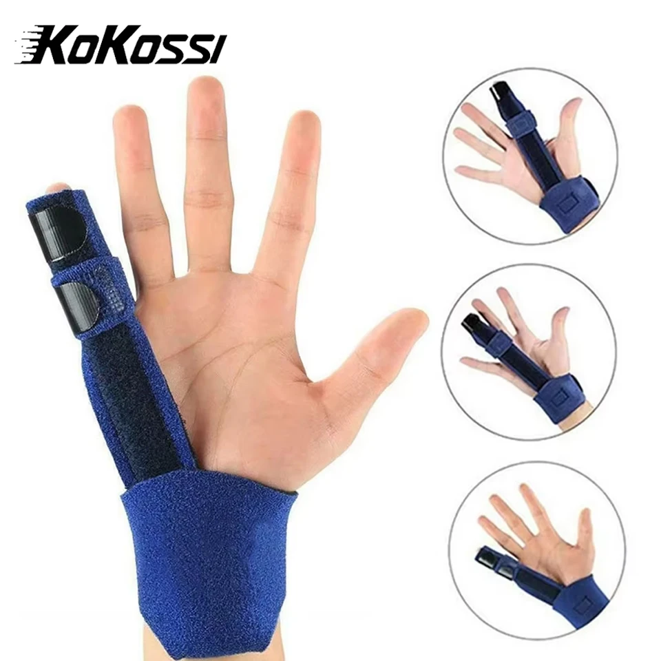 KoKossi 1PCS Finger Splint Brace Thumb Care Support Stabilizer Built-in Aluminum Alloy Fix Arthritis Pain Relief Health Care