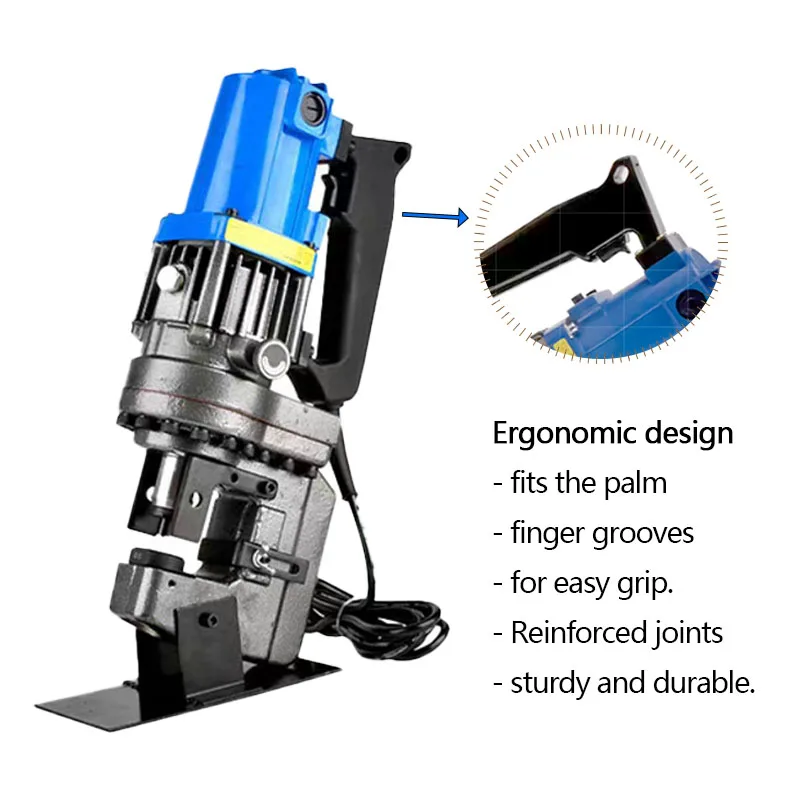 MHP-20 Electric Hole Punching Tool Hydraulic Metal Angle Punching Machine for Steel & Copper Electric Hydraulic Punching Tool