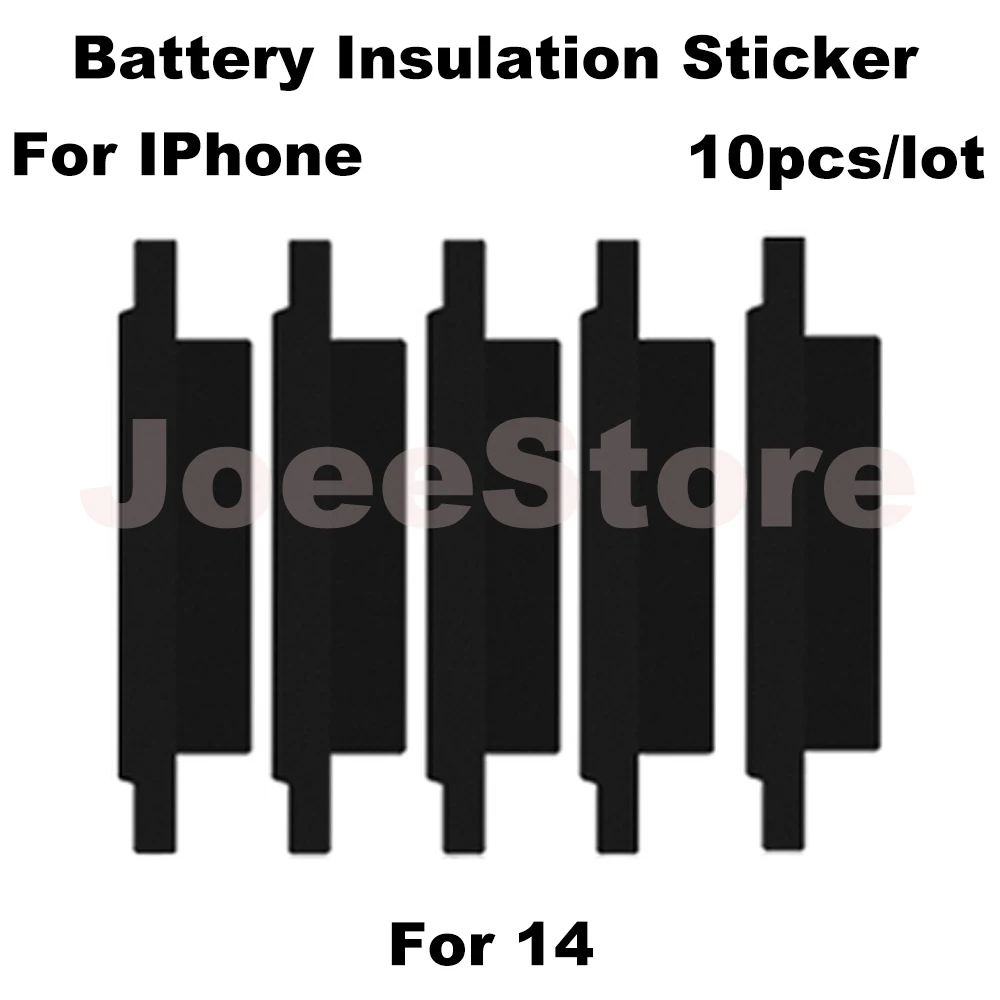 10pcs Battery Insulation Sticker For iPhone 11 12 13 14 X XS Pro Max XR Protection Tube Battery Cells Replace Wrapping Adhesive