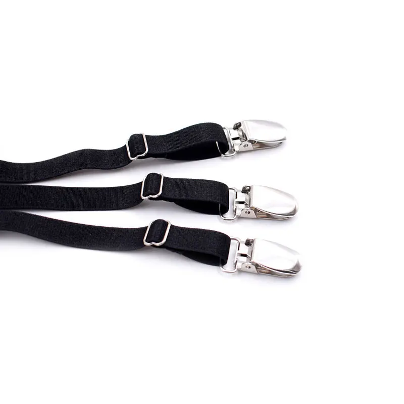 قميص رجالي يبقى ترقية حامل قمصان كلاسيكي مطاطي قابل للتعديل ومضاد للتجاعيد مع مشابك قفل غير قابلة للانزلاق