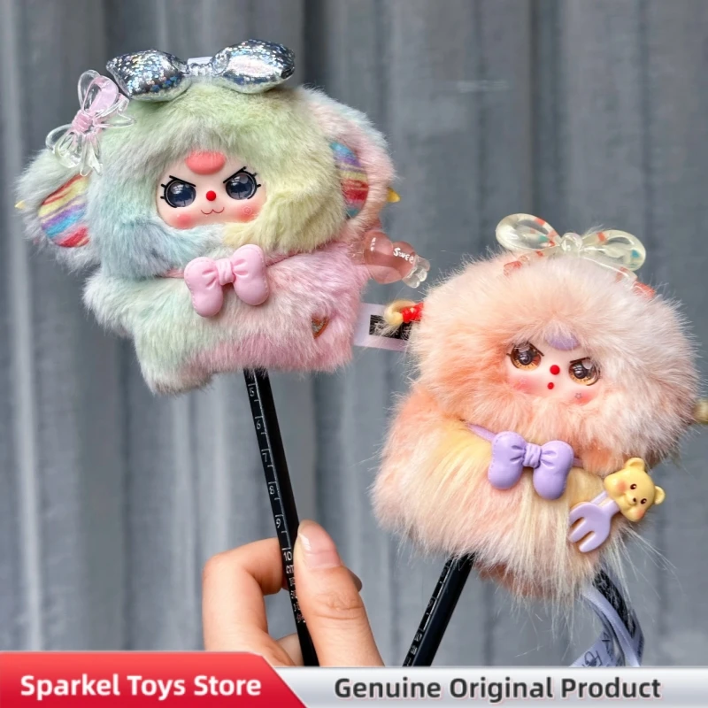 

Genuine Baby Three Weather Guide Plush Finger Puppet Blind Box Cute Desktop Ornament Figure Mystery Box Plush Toys Gift For Kids