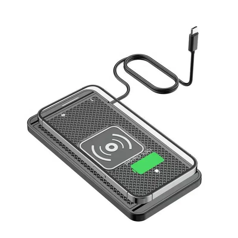 Car Wireless Charger Stand Fast Charger Pad for iPhone 16 15 15 Pro Max 14 13 12 X Samsung S24 S23 Wireless Car Charger Silicone