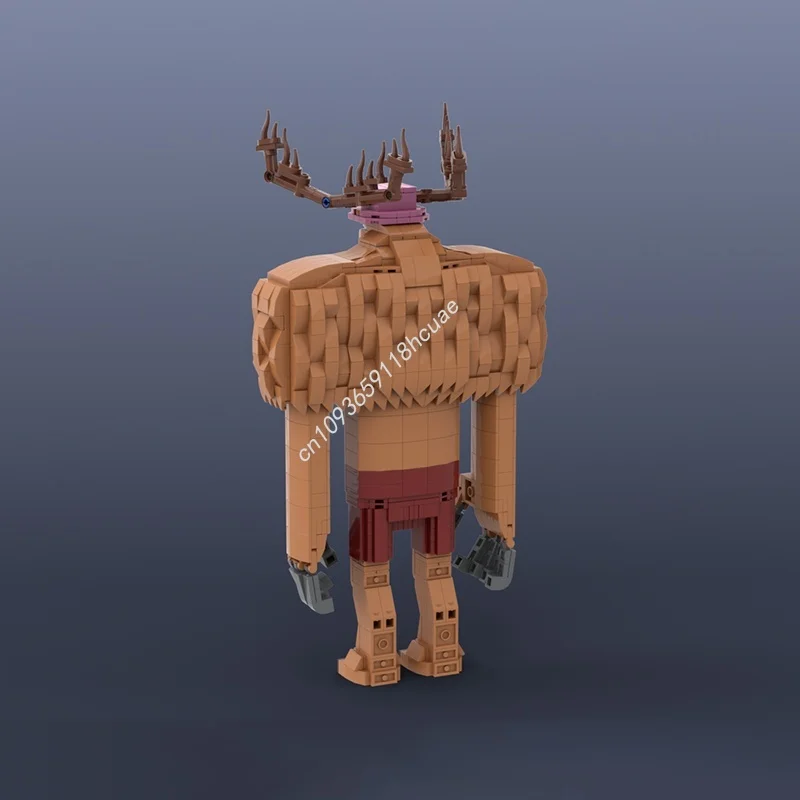 1310 pièces MOC Monster Point Chopper une pièce modèle de construction cadeau de noël blocs jouet Architecture assembler idée créative brique