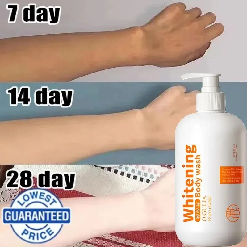 Whitening Body Wash Long-Term Skin Whitening Moisturizing Body Care Shower Gel 500ml