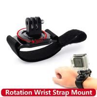 360 Degree Rotation Wrist Strap Mount For GoPro Hero 13 12 11 10 9 8 7 5 SJCAM AKASO Insta360 DJI Osmo Action Camera Accessories