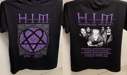 HIM rock band tour Black T-shirt Unisex All sizes S to 45XL 2F197