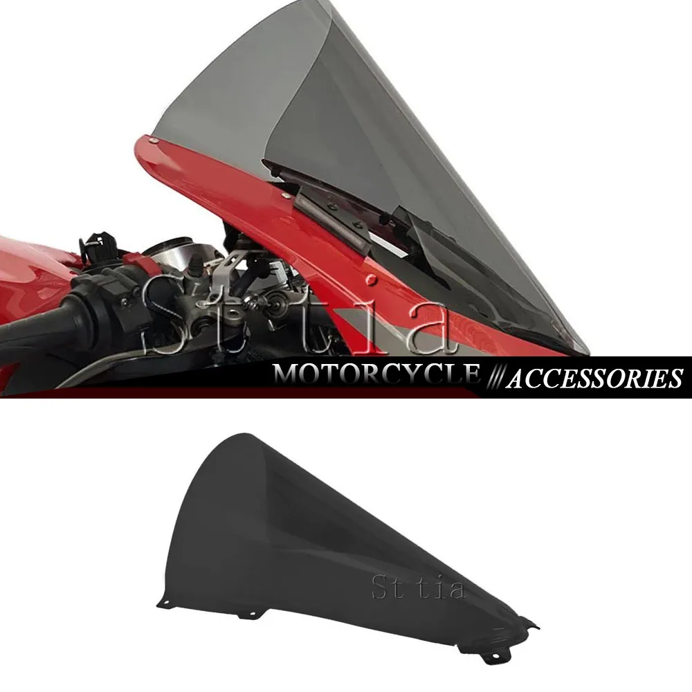 Neuer V2 V4 Motorrad-Windschutzscheiben-Spoiler, höhenverstellbare Erweiterung, Windschutzscheiben-Deflektor, passend für DUCATI PANIGALE V2 V4 V4S 2018-2024