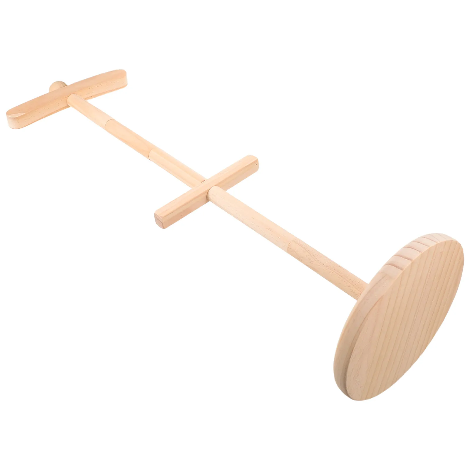 Beige Natural Wood Baby Clothes Display Stand 25Inch Tall Rustic Baby Shower Centerpiece Baptism Outfit Rack Wooden Display Rack