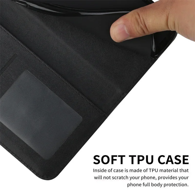 For Xiaomi Poco M6 Pro 5G Case Flip Wallet Book Cover for Coque Xiaomi POCO M6 Pro PocoM6 M 6 Pro 5G Leather Protect Phone Case