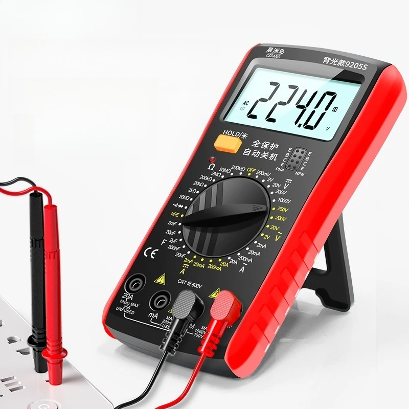 

Скандинавский креативный мультиметр, высокоточный электронный мультиметр с подсветкой для электрика, цифровой электрический счетчик, инструмент для защиты от ожогов FYTC