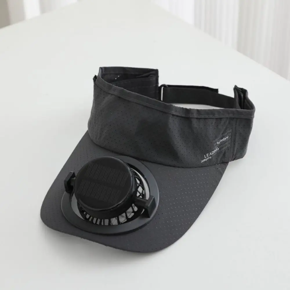 Schnell trocknender Sonnenhut mit Solarventilator, 300/600 mA, USB-Aufladung, Unisex-Sonnenhut, verstellbar, UV-Schutz, Baseballkappe, Sommer, Outdoor – Detail 2