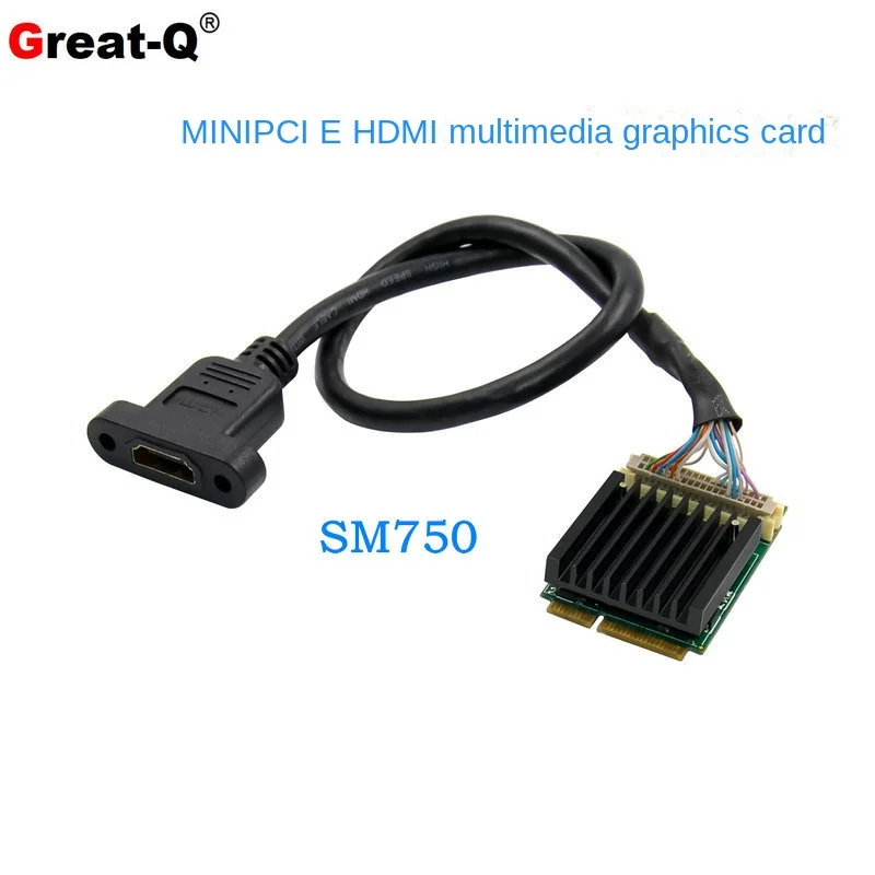 

Mini PCIE embedded multimedia mobile HDMI industrial graphics card independent resolution/Refresh rate SM750