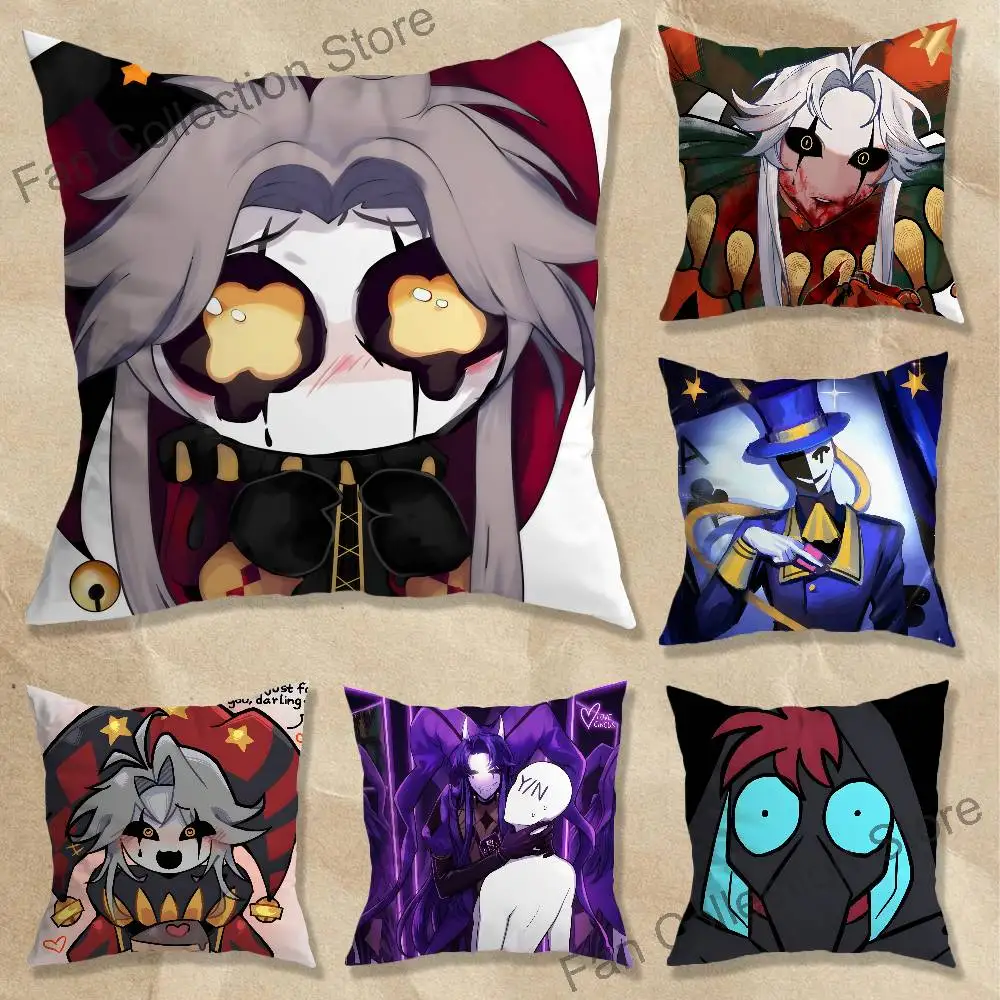 The F-Freak Circus Anime Celebrity Merchandise All-Match Printed Pillow Case Sofa Car Office Room Decoration Protector