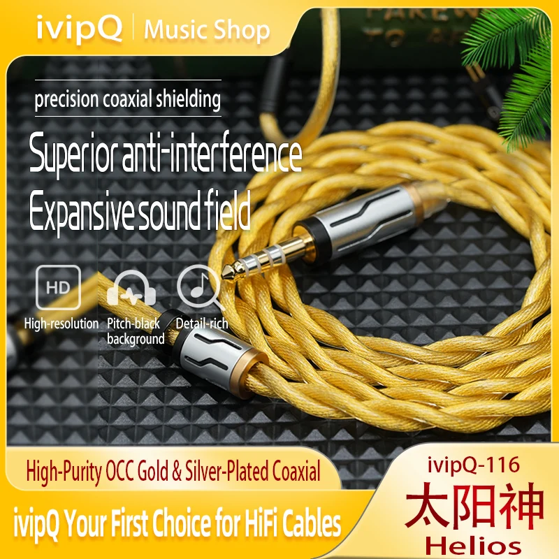ivipq-116-helios-cavo-per-auricolari-hifi-coassiale-litz-placcato-oro-argento-ad-alta-risoluzione-occ-per-44-mm-2-pin-078-mm-mmcx-ie900