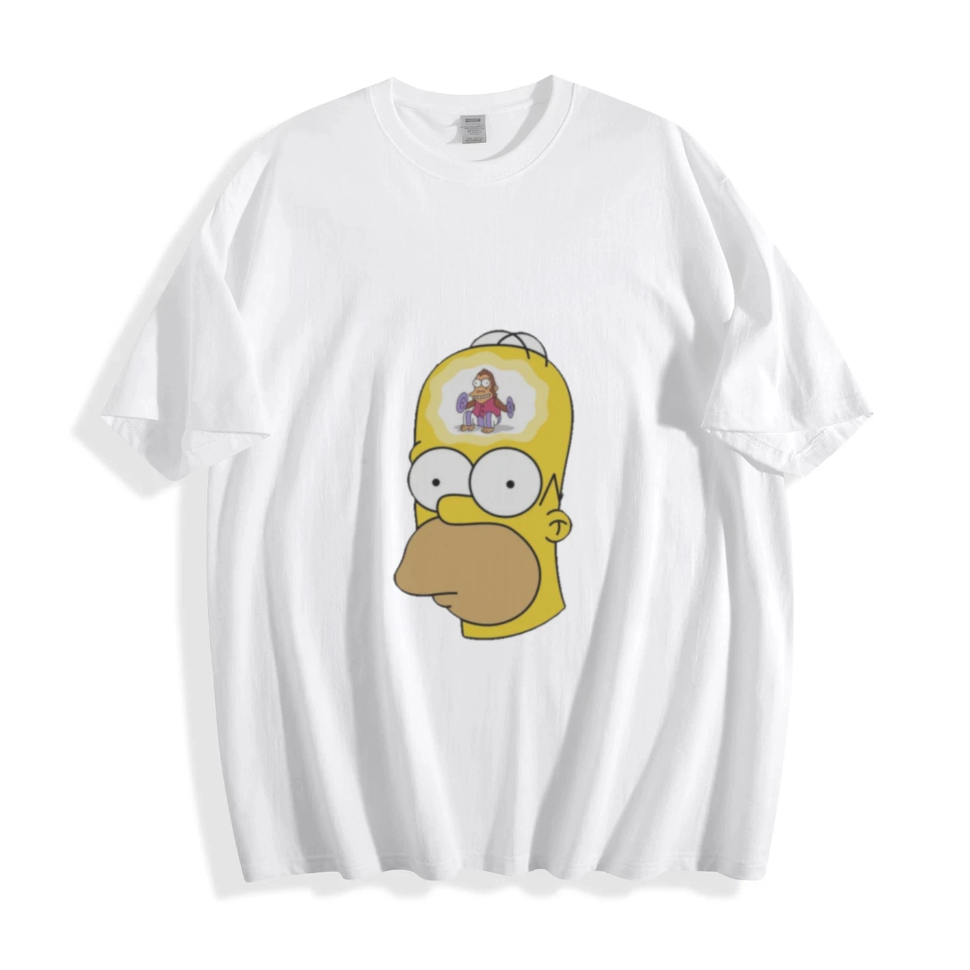 The Simpsons Homer Simpson Graphic T-Shirt Gift For Fans Unisex S-4XL Shirt Vintage Tee Funny Graphic Tee Retro Cartoon Top