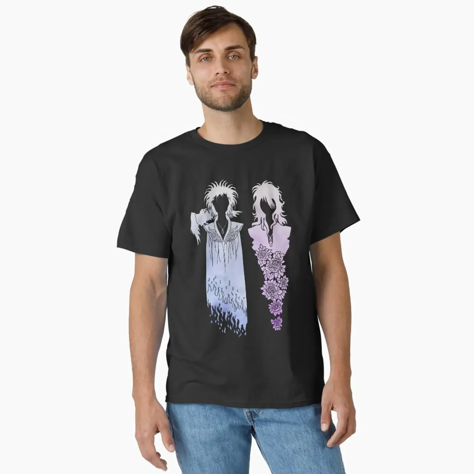 Klassisches T-Shirt, entworfen und verkauft von geeksweetie, Vintage-Waschung, vielseitige Mode, Streetwear, Grafik, lässig, atmungsaktiv.