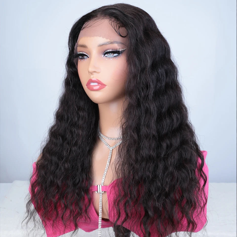 Brazilian Glueless Curly Lace Front Human Hair Wigs On Sale Lace Front Human Hair Wig Brazilian HD Transparent Frontal Wig