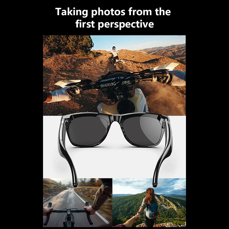 OPPO 4K HD AI النظارات الذكية الدردشة GPT 100MP كاميرا بلوتوث دعوة 260Mah بطارية صوت مساعد التحكم النظارات الذكية 2025