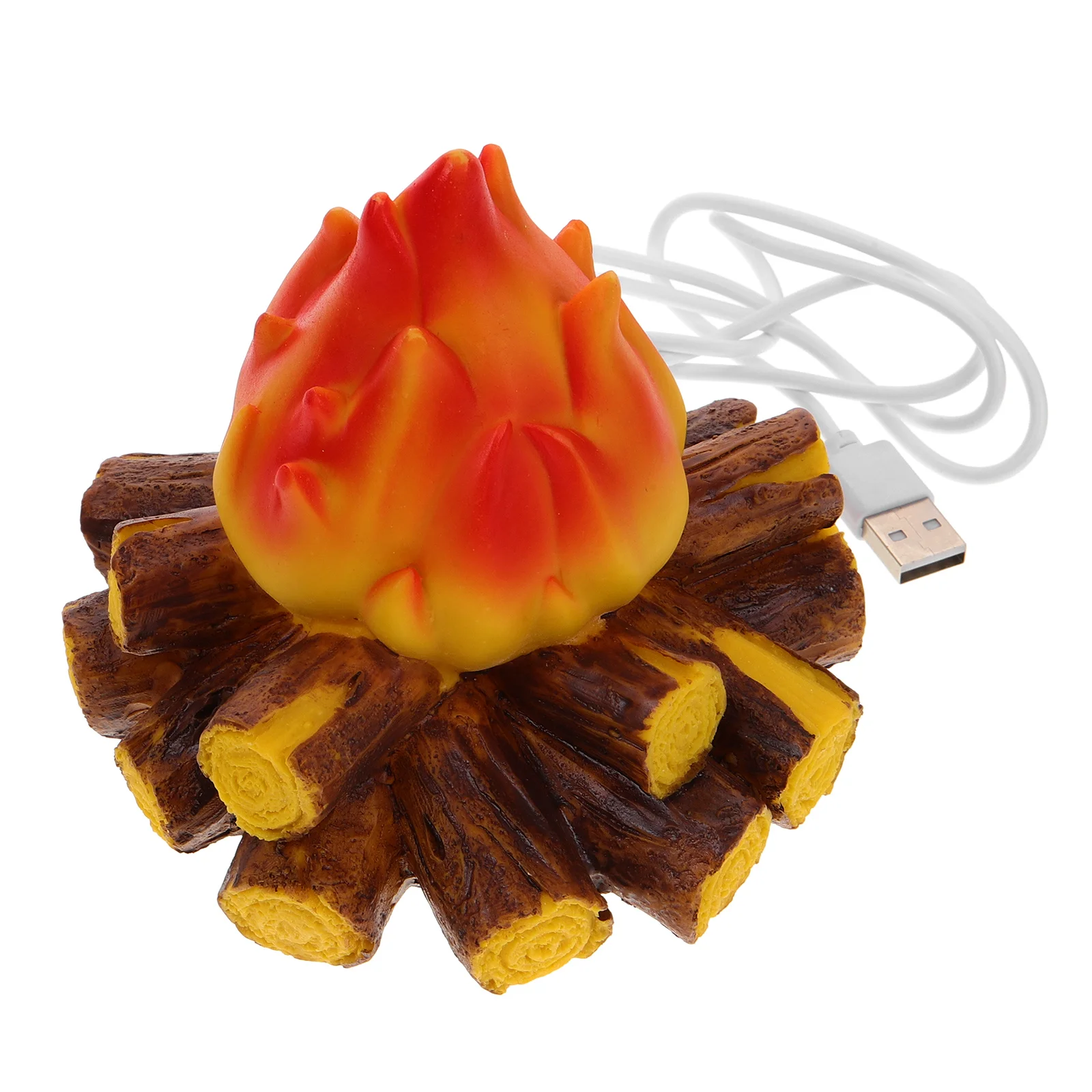 

Charcoal Flame Ambient Light Desktop Lamp Effect LED Bulb Festival Party Night Resin Fake Fire Simulation Flickering
