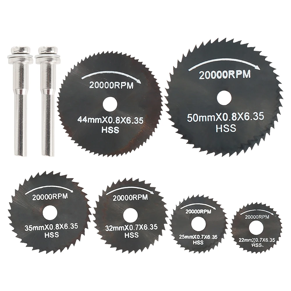 Cutting Wheel Set Wear Resistant Cutting Disc Kit Circular Saw Blade Set Professional Rotary Tool Accessories or Cutting Wood