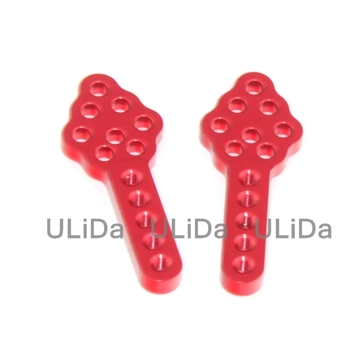 2x Holes Adjustable Shock Absorber Seat Mounting Plate Bracket Angle Height Base Stand for RC Car Tamiya Axial Scx10