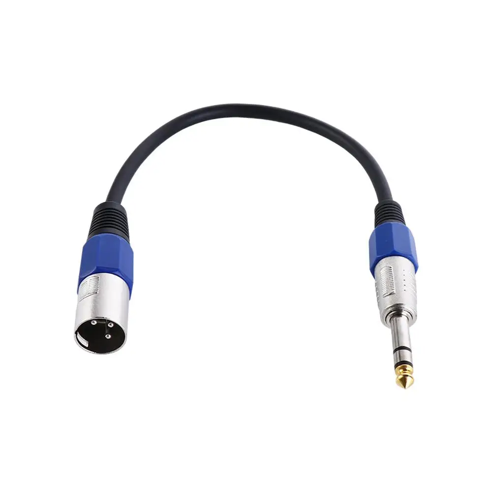 

0.3m XLR Cable XLR Jack Male 1/4" 6.35mm 6.35mm Female Cable Female Plug XLR To 6.35mm Cable Microphone Adapter