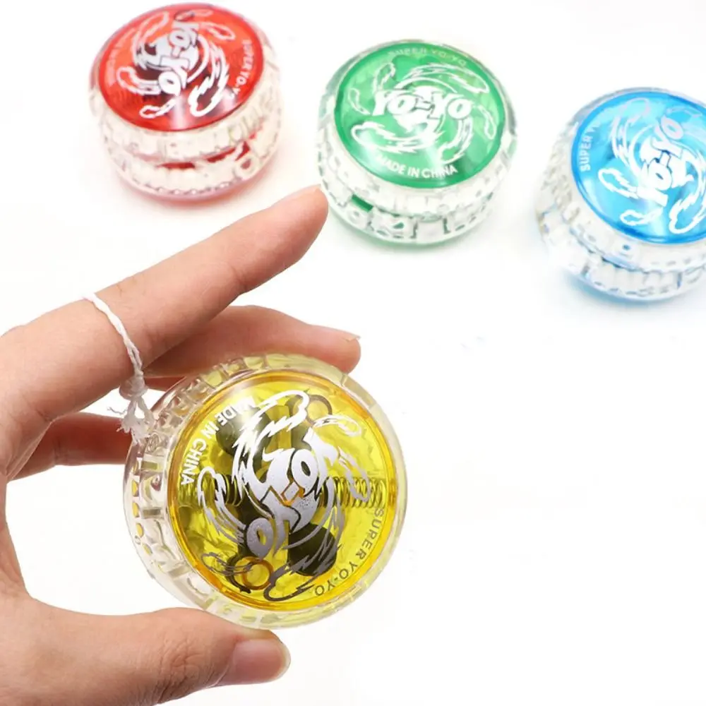 High Quality Plastic 2A Yoyo Wear-resistant Fall Prevention Glowing Yoyo Portable Durable Yoyo Toys