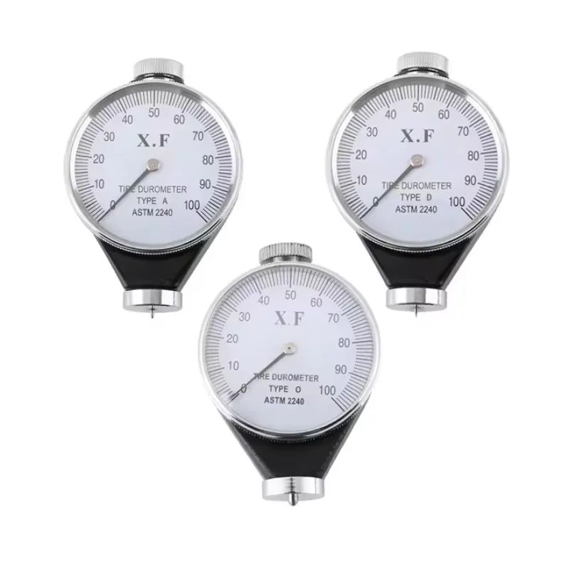 Shore Hardness Tester Type A O D Dial ±1HA Multi Range Rubber Tire Gauge for Industrial Lab Portable Precision Measuring Tool