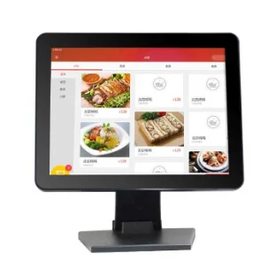 OEM Waterproof new monit 17 inch frameless capacitive touch screen monit with fold stand