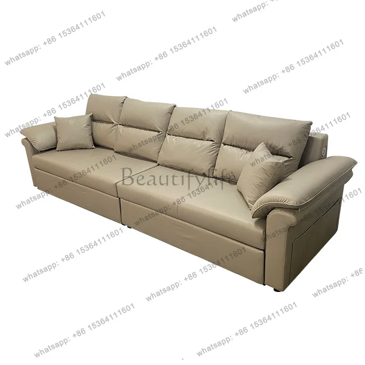 Multifunctional large apartment technology cloth sofa bed folding sofa bed dual-purpose
