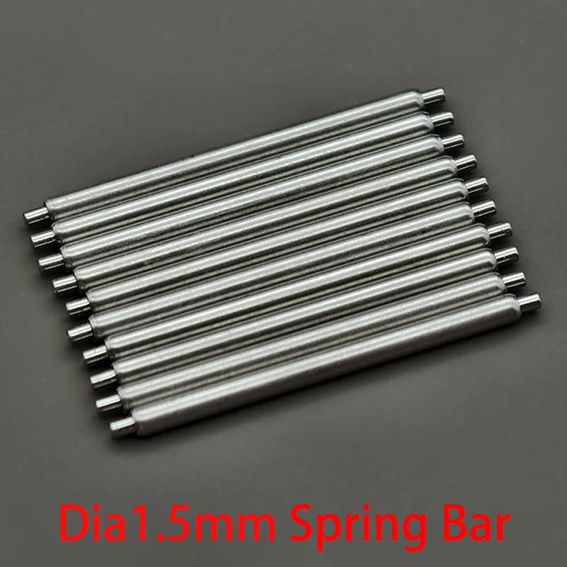 10PCS Dia 1,5mm/1,8mm Keine Unterstützung Frühling Bar Uhr Strap Link Pins Fit Breite 12mm-26mm Uhr Armband Edelstahl Link Pins – Detail 1