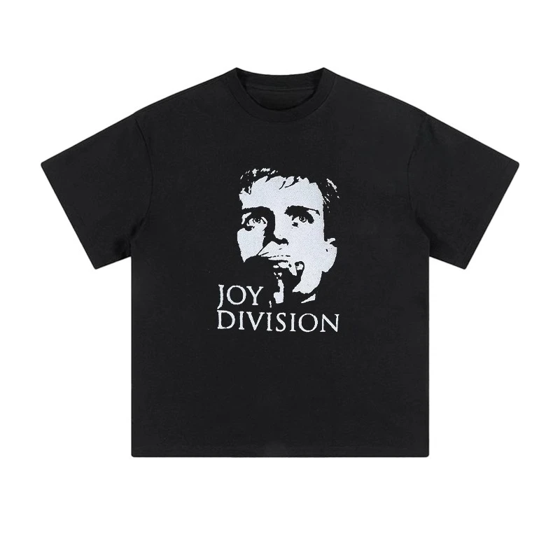

Летняя футболка с короткими рукавами и принтом Joy Division Band Rock, топ с круглым вырезом Happy Division в стиле ретро для музыкального фестиваля
