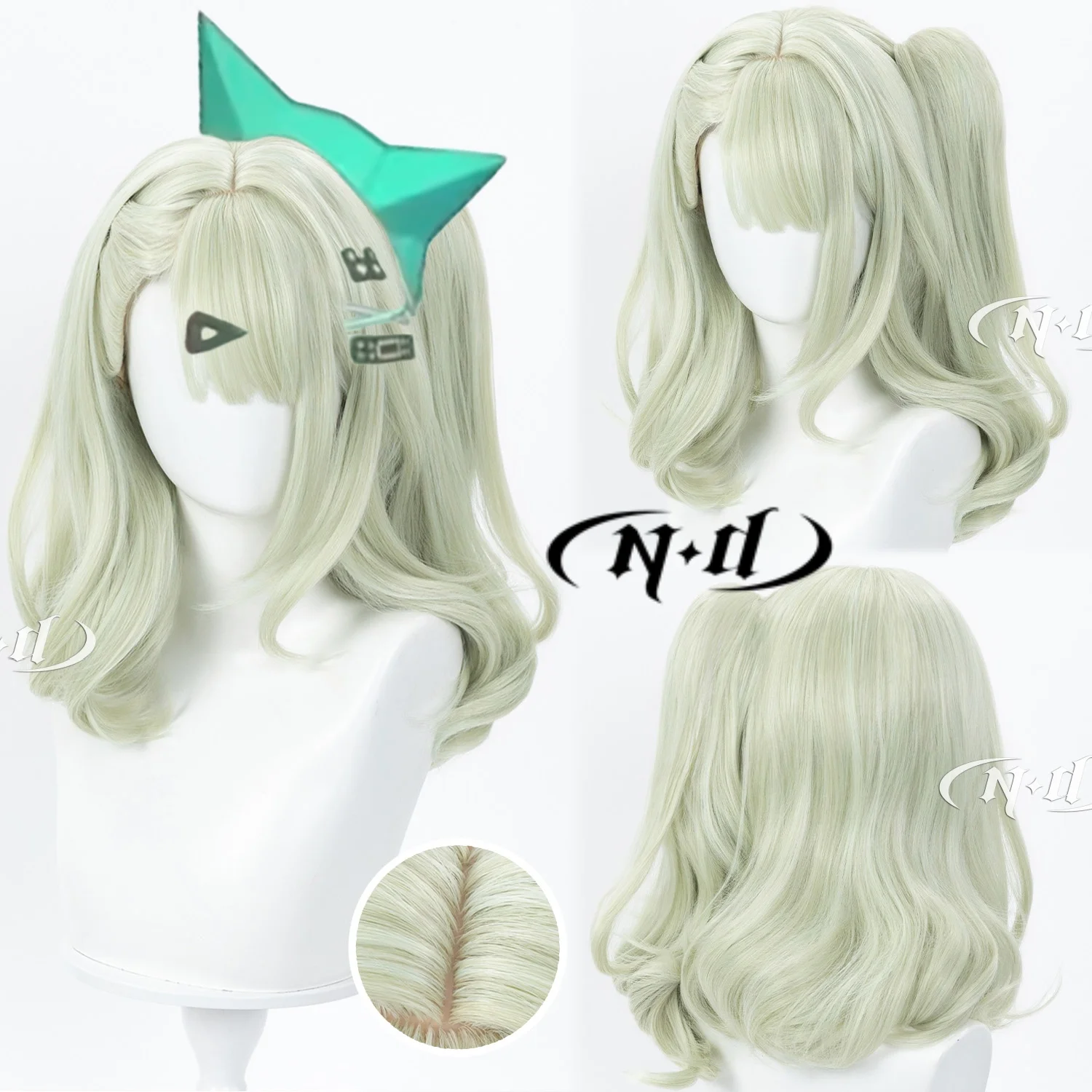 

Парик ND Brand Sunna ZZZ Zenless Zone Zero для косплея, парик-накладка для Comic-con, костюмированных вечеринок и Хэллоуина