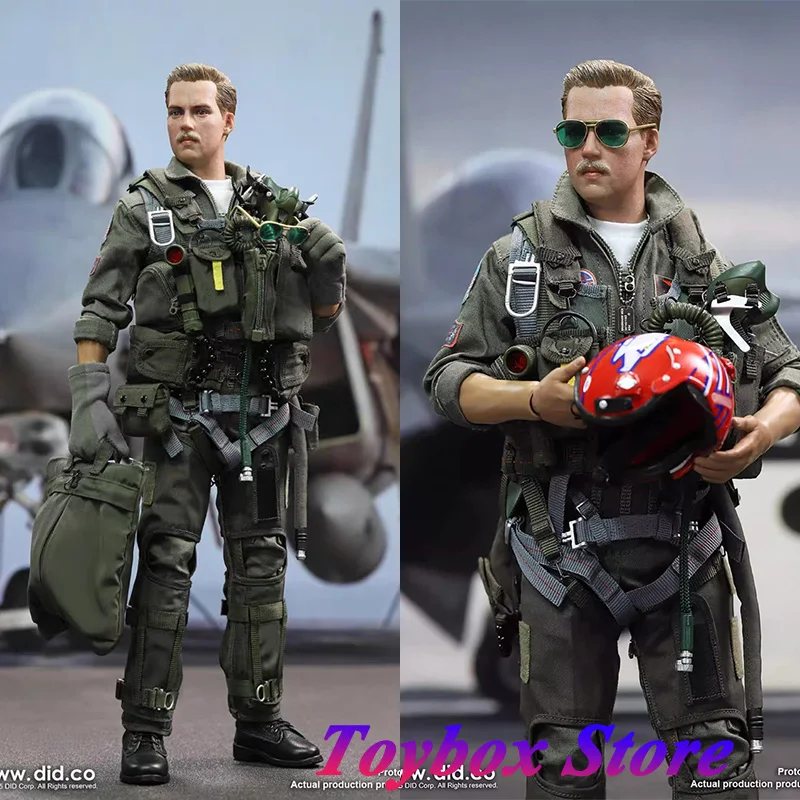 

DID MA80182 1/6 US F14 Pilot Tom and Nick Double Head Sculpt Design Miltary 12" Full Set Male Action Figure Collection Toys