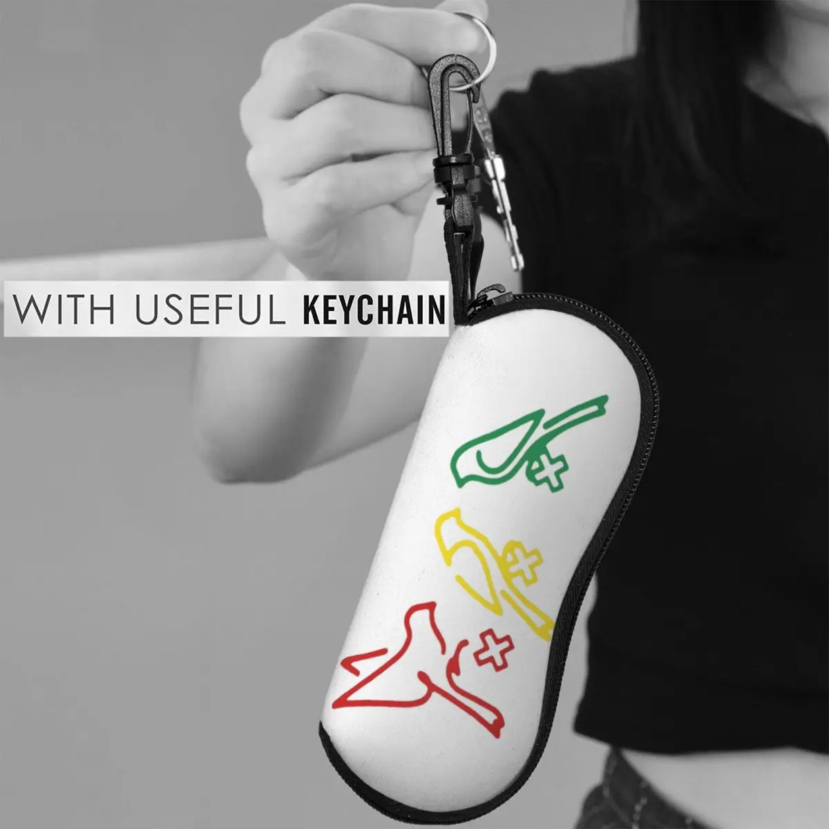 حافظة نظارات BOB MARLEY AJAX حافظة نظارات شمسية واقية للنساء والرجال حقيبة نظارات ناعمة