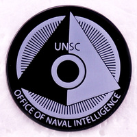 UNSC Office of Naval Intelligence button brooch Halo Fanon Enamel Pin Jewelry Decorate