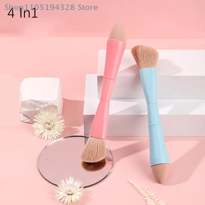 [MP] Reizen Draagbare Multitasker Beauty Tools Make-upborstels Afneembare make-upborstelset Make-upborstels