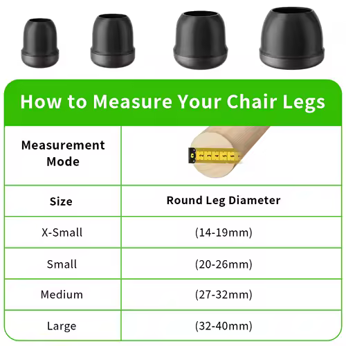 8PCS Chair Leg Cover Floor Protectors Silicone Furniture Table Feet Protect TPE Hair Proof Chair Pads for Chair Table No Noise - Image 3