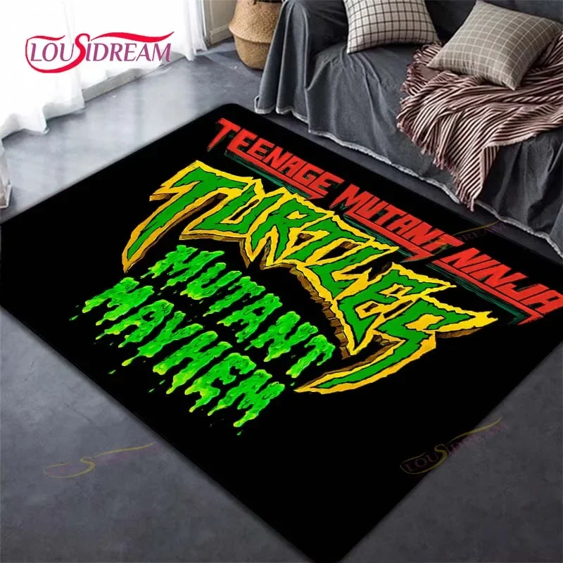 TT-Teenage Mutant Ninja T- Turtles Carpet Comfortable Retro Creative Living Room Bedroom Sofa Area Rugs,home Decor,Game Room mat