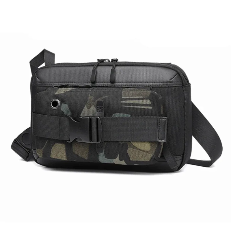 Shoulder Chest Bag Men Crossbody Bags Multi-functional Tactical Sports Fashion